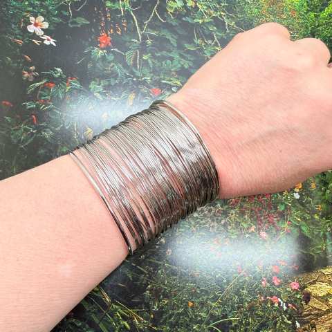 Bangle Millefili oro/argento