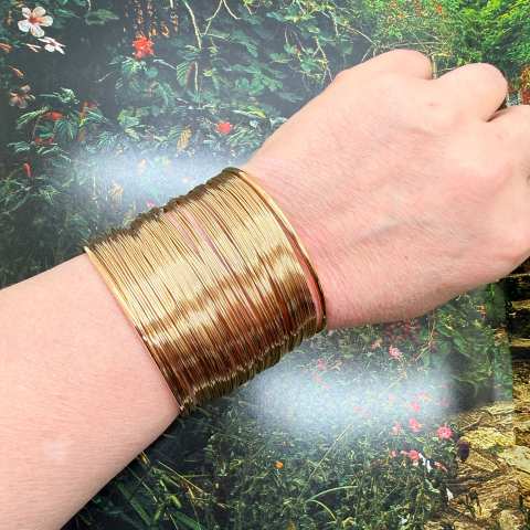 Bangle Millefili oro/argento