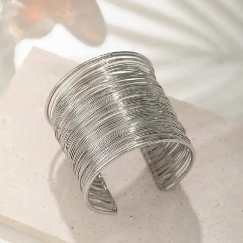 Bangle Millefili oro/argento