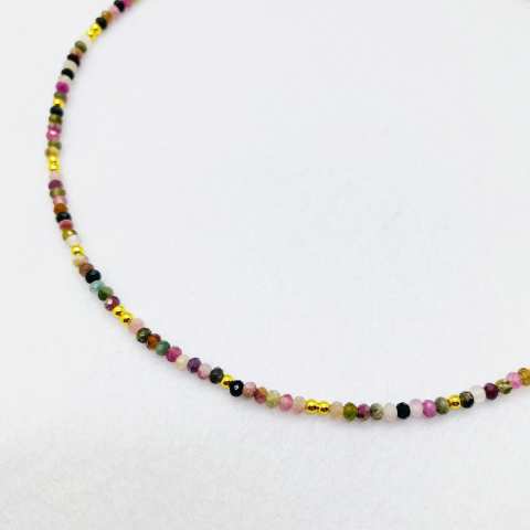 Alchimia di Colori necklace Tourmaline beads