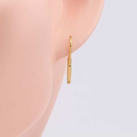 U-Turn earrings Silver/gold