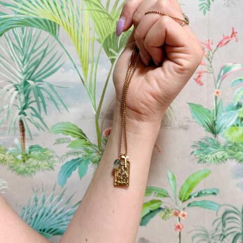 Collana Tarocchi L'Imperatore Gold | Arcano IV - SabrinaBi