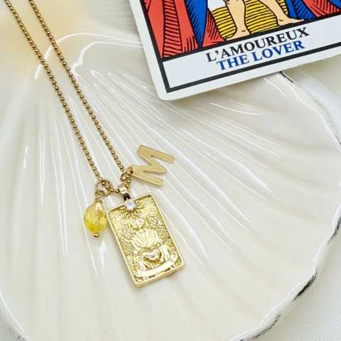 Collana Tarocchi L'Innamorato (Gli Amanti) Gold | SabrinaBi