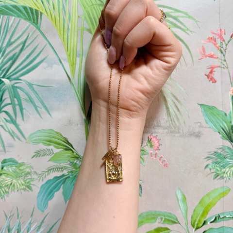 Collana Tarocchi L'Innamorato (Gli Amanti) Gold | SabrinaBi