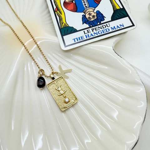 Collana Tarocchi L'Appeso Gold | Arcano XII - SabrinaBi