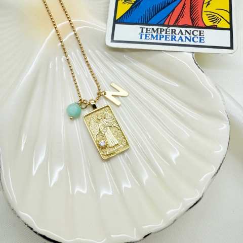Collana Tarocchi La Temperanza Gold | Arcano XIV - SabrinaBi
