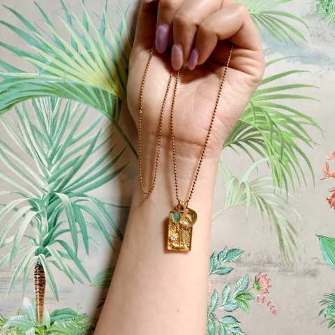Collana Tarocchi La Temperanza Gold | Arcano XIV - SabrinaBi