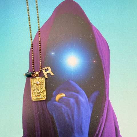 Collana Tarocchi La Stella (Le Stelle) Gold | SabrinaBi