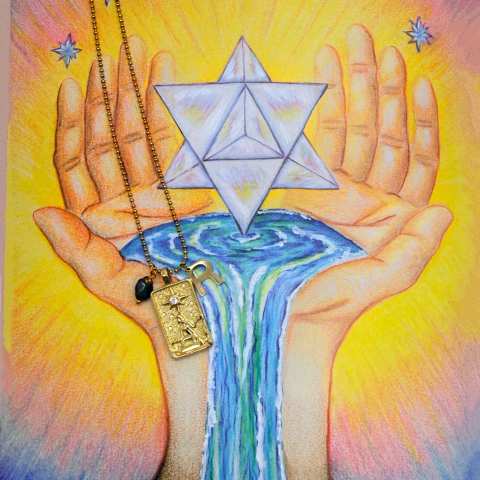 Collana Tarocchi La Stella (Le Stelle) Gold | SabrinaBi