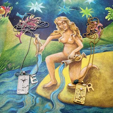 Collana Tarocchi La Stella (Le Stelle) Gold | SabrinaBi