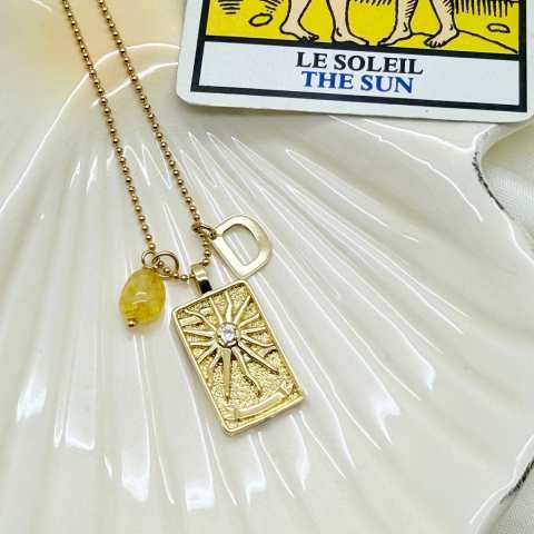 Collana Tarocchi Il Sole Gold | Arcano XIX - SabrinaBi