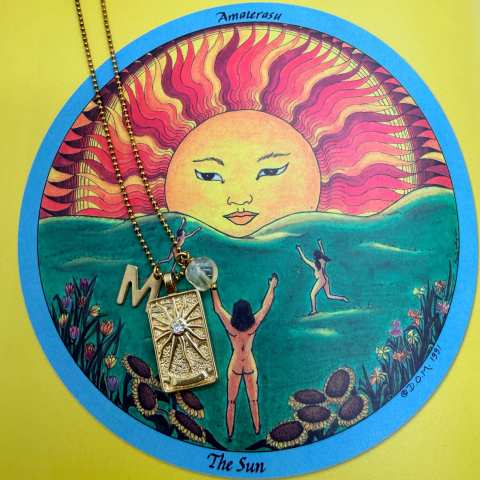 Collana Tarocchi Il Sole Gold | Arcano XIX - SabrinaBi
