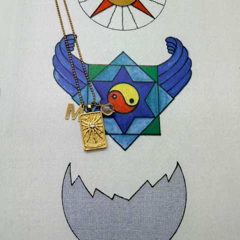 Collana Tarocchi Il Sole Gold | Arcano XIX - SabrinaBi