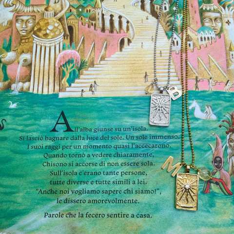 Collana Tarocchi Il Sole Gold | Arcano XIX - SabrinaBi