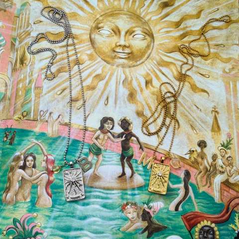 Collana Tarocchi Il Sole Gold | Arcano XIX - SabrinaBi