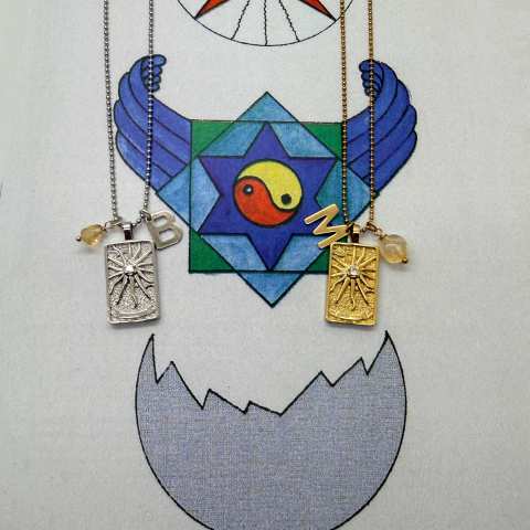 Collana Tarocchi Il Sole Gold | Arcano XIX - SabrinaBi