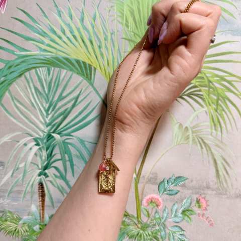 The World Arcane XXI Tarot Necklace 