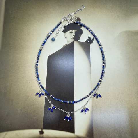 Collezione Eclisse Lunare collana Grappoli Lapis