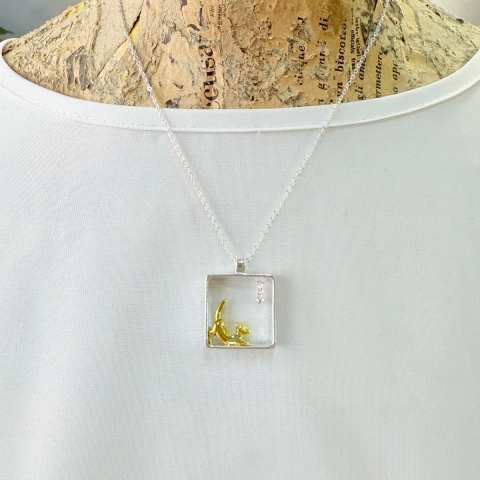 Playful Kitten Necklace