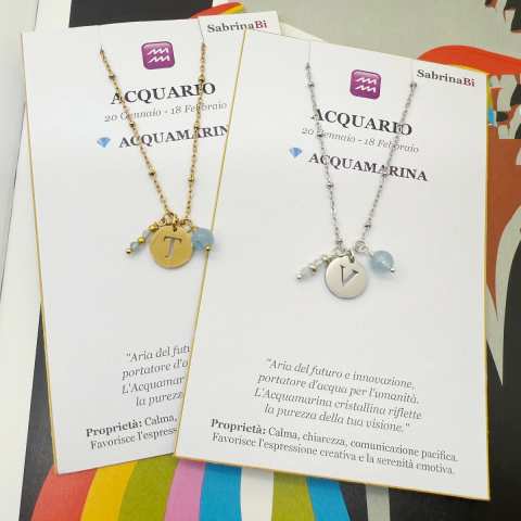 Cosmic Embrace Collana Aquario