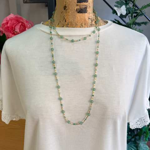 Collana lunga Loop Green - The Green Hour