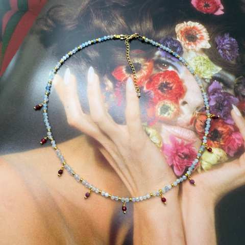 Collana Colette — Fuoco e Acqua