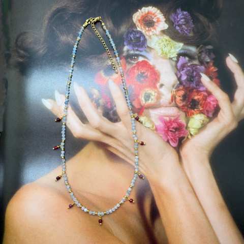 Collana Colette — Fuoco e Acqua