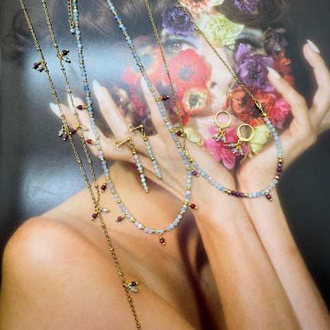 Collana Colette — Fuoco e Acqua