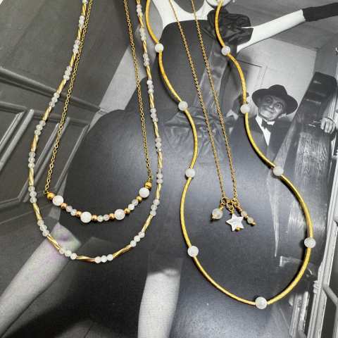 Collana Orbital – Collezione Aura Lunaris