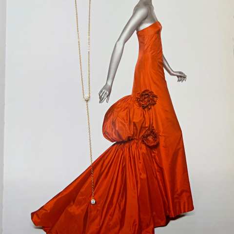 Double Light Y Necklace