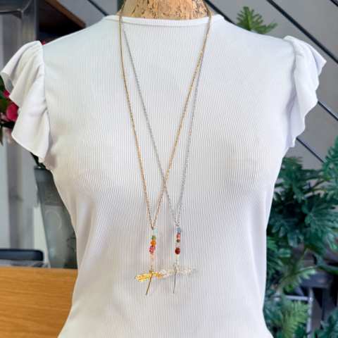 Collana Libellula con Pietre Naturali | SabrinaBi