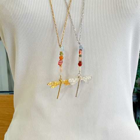 Collana Libellula con Pietre Naturali | SabrinaBi