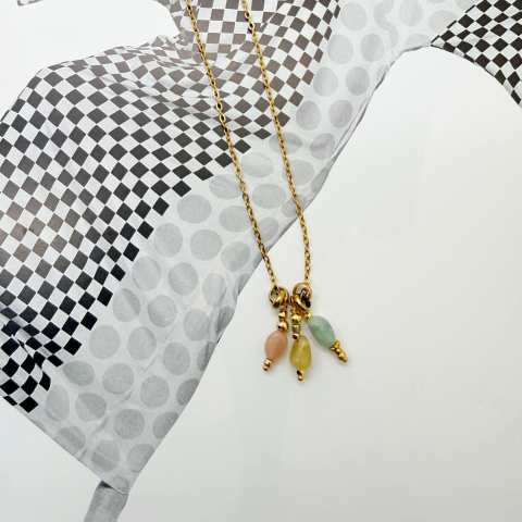 Bon Bon – Multicolor Gemstone Necklace | SabrinaBi