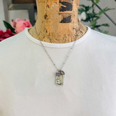Collana Tarocchi L’Eremita con iniziale | SabrinaBi