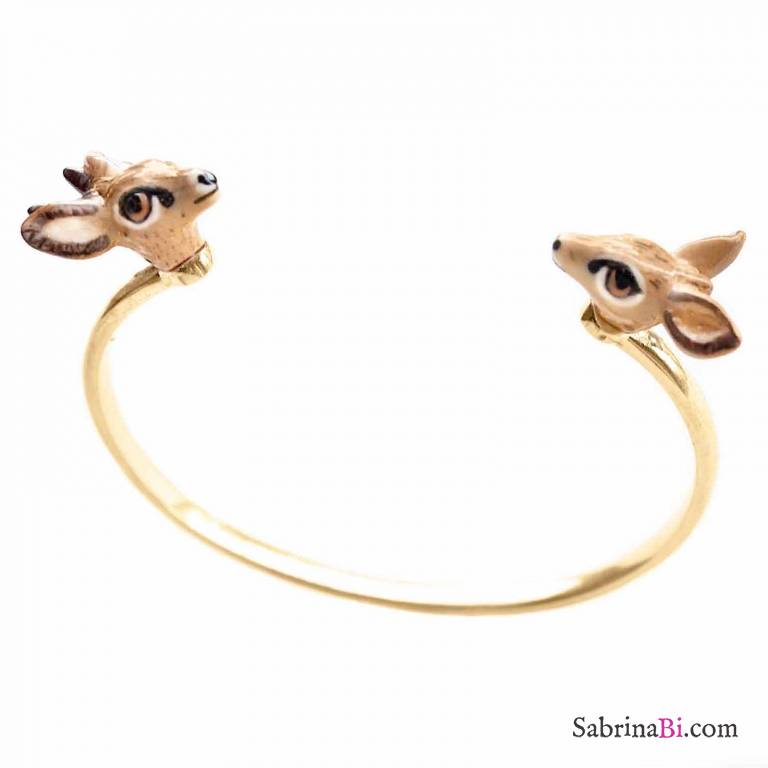 Bracciale rigido vintage Bambi Nach