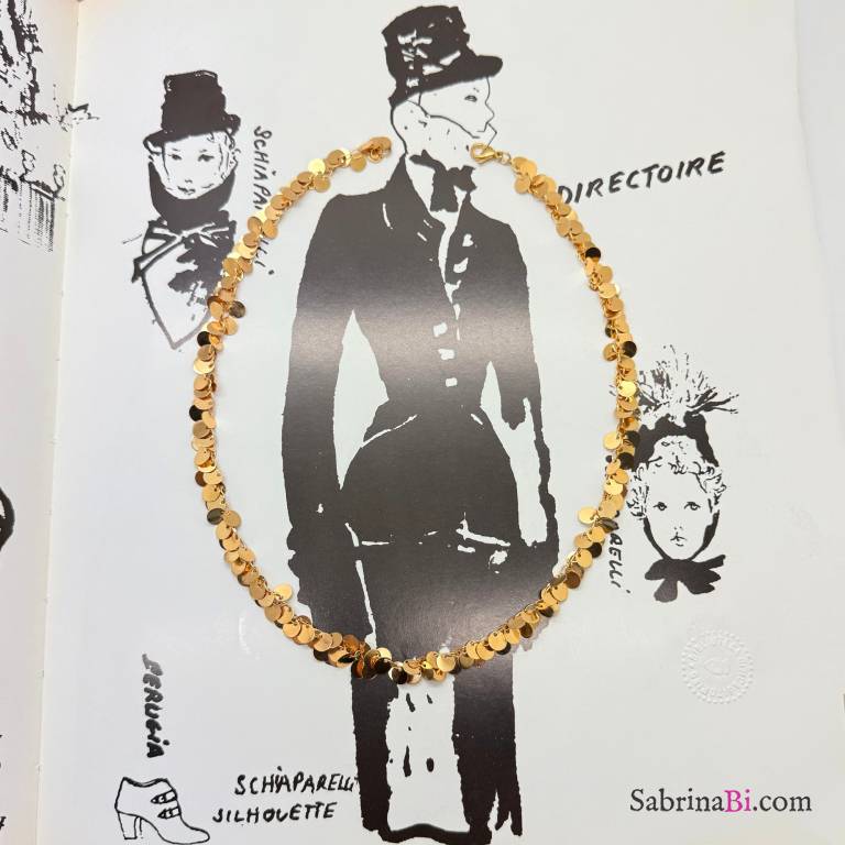 Collana corta ciondoli Coins
