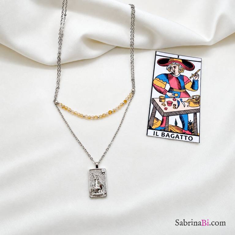 The Magician Double Tarot Necklace | SabrinaBi