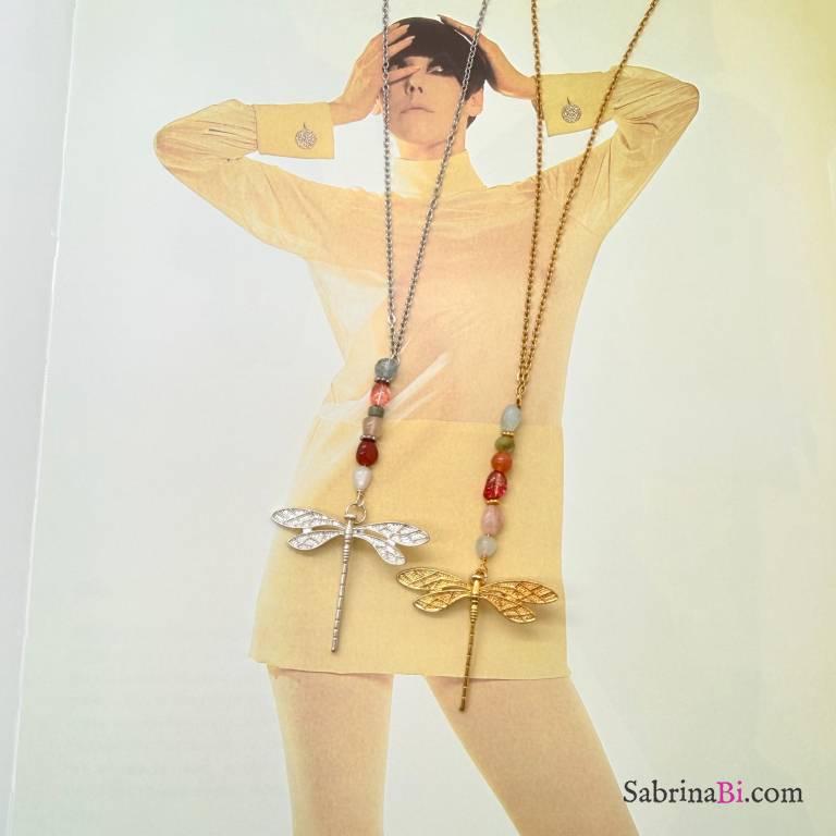 Collana Libellula con Pietre Naturali | SabrinaBi