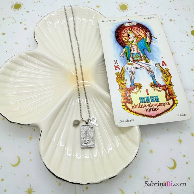 Collana Tarocchi Il Mago Silver | Arcano I - SabrinaBi