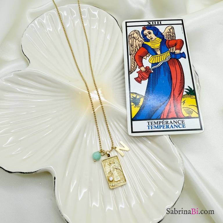 Collana Tarocchi La Temperanza Gold | Arcano XIV - SabrinaBi