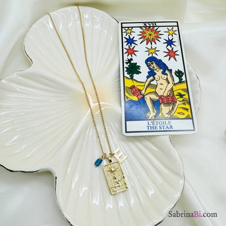 Collana Tarocchi La Stella (Le Stelle) Gold | SabrinaBi