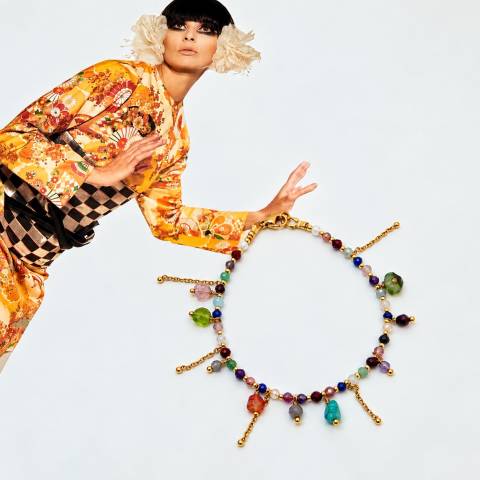 Gemstone Bracelets with Chains – Gold or Silver