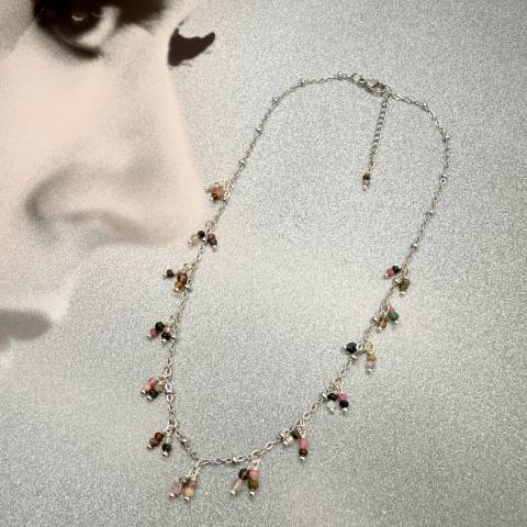 Collana argento Tormaline Chic grappoli