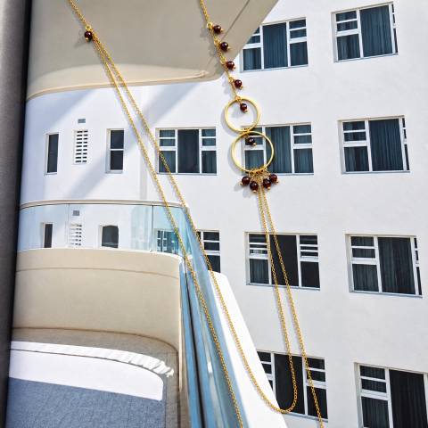 Eclissi Garnet Necklace