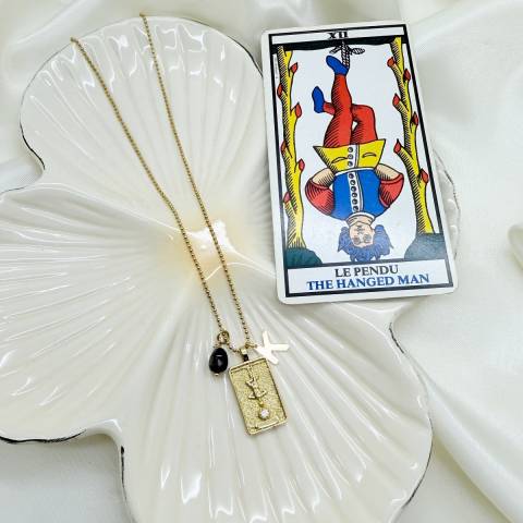 Collana Tarocchi L'Appeso Gold | Arcano XII - SabrinaBi
