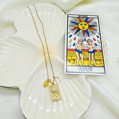 Collana Tarocchi Arcano XIX Il Sole