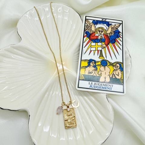 The Judgement Arcane XX Tarot Necklace