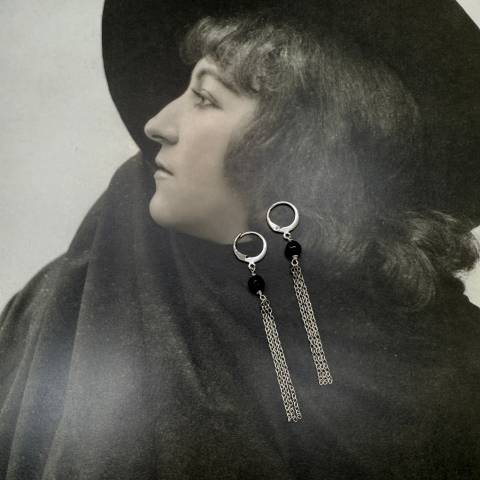 Cascade Earrings - Black is Back