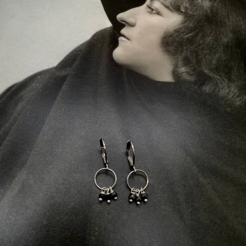 Eclipse Earrings - Black is Back