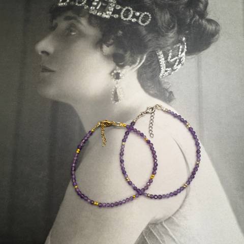 Petite Améthyste — Amethyst bracelet